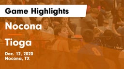 Nocona  vs Tioga  Game Highlights - Dec. 12, 2020