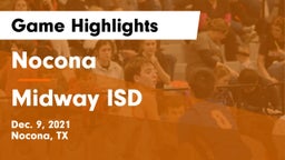 Nocona  vs Midway ISD Game Highlights - Dec. 9, 2021