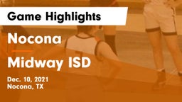 Nocona  vs Midway ISD Game Highlights - Dec. 10, 2021