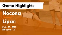 Nocona  vs Lipan  Game Highlights - Feb. 25, 2023