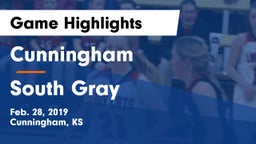 Cunningham  vs South Gray Game Highlights - Feb. 28, 2019