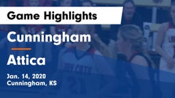 Cunningham  vs Attica  Game Highlights - Jan. 14, 2020