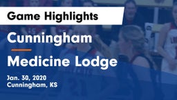 Cunningham  vs Medicine Lodge  Game Highlights - Jan. 30, 2020