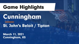 Cunningham  vs St. John's Beloit / Tipton Game Highlights - March 11, 2021