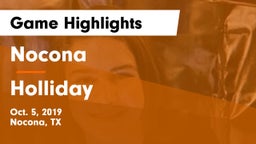 Nocona  vs Holliday  Game Highlights - Oct. 5, 2019