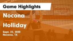 Nocona  vs Holliday Game Highlights - Sept. 22, 2020