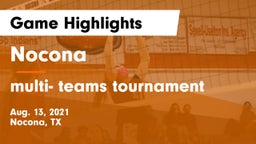 Nocona  vs multi- teams tournament Game Highlights - Aug. 13, 2021