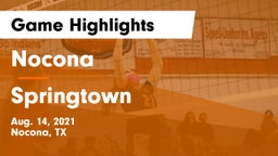 Nocona  vs Springtown  Game Highlights - Aug. 14, 2021