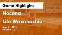 Nocona  vs Life Waxahachie  Game Highlights - Aug. 21, 2021