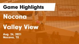 Nocona  vs Valley View  Game Highlights - Aug. 26, 2021