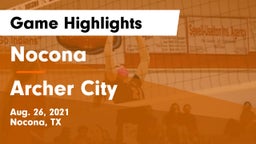 Nocona  vs Archer City  Game Highlights - Aug. 26, 2021