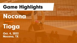 Nocona  vs Tioga  Game Highlights - Oct. 4, 2022