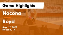 Nocona  vs Boyd  Game Highlights - Aug. 12, 2023