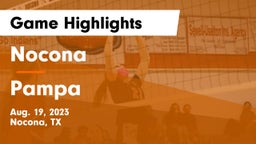 Nocona  vs Pampa  Game Highlights - Aug. 19, 2023