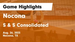 Nocona  vs S & S Consolidated  Game Highlights - Aug. 26, 2023