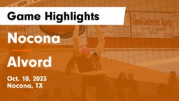 Nocona  vs Alvord  Game Highlights - Oct. 10, 2023