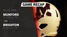 Recap: Munford  vs. Brighton  2016