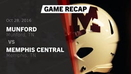 Recap: Munford  vs. Memphis Central  2016