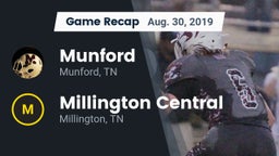 Recap: Munford  vs. Millington Central  2019