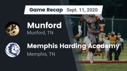 Recap: Munford  vs. Memphis Harding Academy 2020