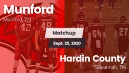 Matchup: Munford  vs. Hardin County  2020