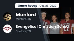 Recap: Munford  vs. Evangelical Christian School 2020