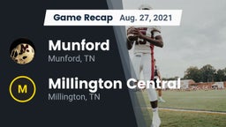Recap: Munford  vs. Millington Central  2021