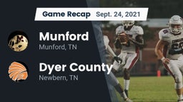 Recap: Munford  vs. Dyer County  2021