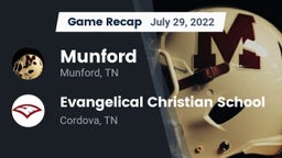 Recap: Munford  vs. Evangelical Christian School 2022