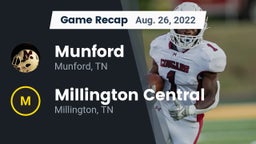 Recap: Munford  vs. Millington Central  2022