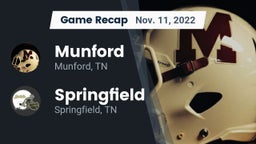 Recap: Munford  vs. Springfield  2022