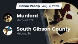 Recap: Munford  vs. South Gibson County  2023