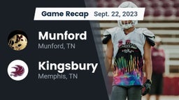 Recap: Munford  vs. Kingsbury  2023