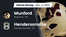 Recap: Munford  vs. Hendersonville  2023