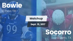 Matchup: Bowie  vs. Socorro  2017