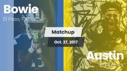 Matchup: Bowie  vs. Austin  2017