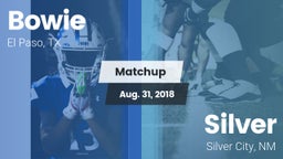 Matchup: Bowie  vs. Silver  2018