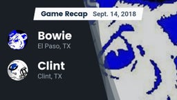 Recap: Bowie  vs. Clint  2018