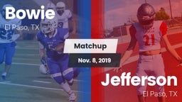 Matchup: Bowie  vs. Jefferson  2019