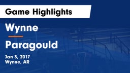 Wynne  vs Paragould  Game Highlights - Jan 3, 2017