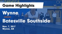 Wynne  vs Batesville Southside Game Highlights - Nov. 7, 2017