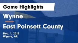 Wynne  vs East Poinsett County Game Highlights - Dec. 1, 2018