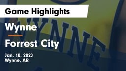 Wynne  vs Forrest City  Game Highlights - Jan. 10, 2020