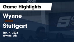 Wynne  vs Stuttgart  Game Highlights - Jan. 4, 2022