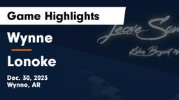 Wynne  vs Lonoke  Game Highlights - Dec. 30, 2023