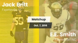 Matchup: Britt  vs. E.E. Smith  2016