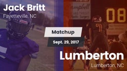 Matchup: Britt  vs. Lumberton  2017