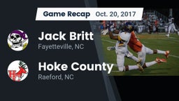 Recap: Jack Britt  vs. Hoke County  2017