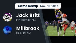 Recap: Jack Britt  vs. Millbrook  2017