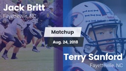 Matchup: Britt  vs. Terry Sanford  2018